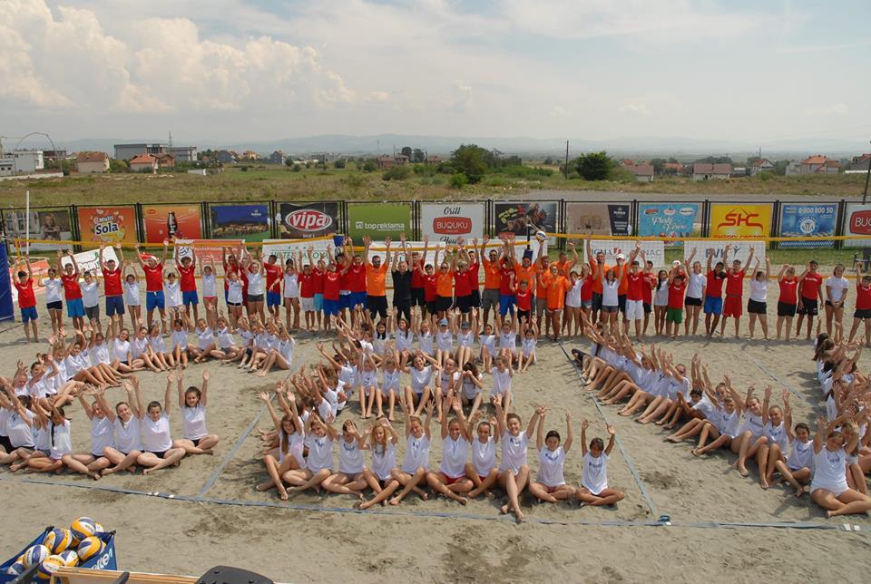 160 Children 'Enjoy Beach Volleyball' In Kosovo | InsideCEV